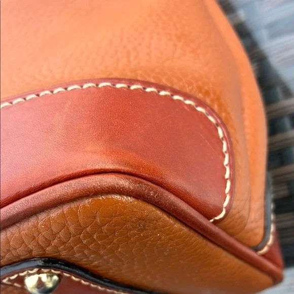 Dooney & Bourke Brown Shoulder Bag with Gold Accents - Picture 7 of 13